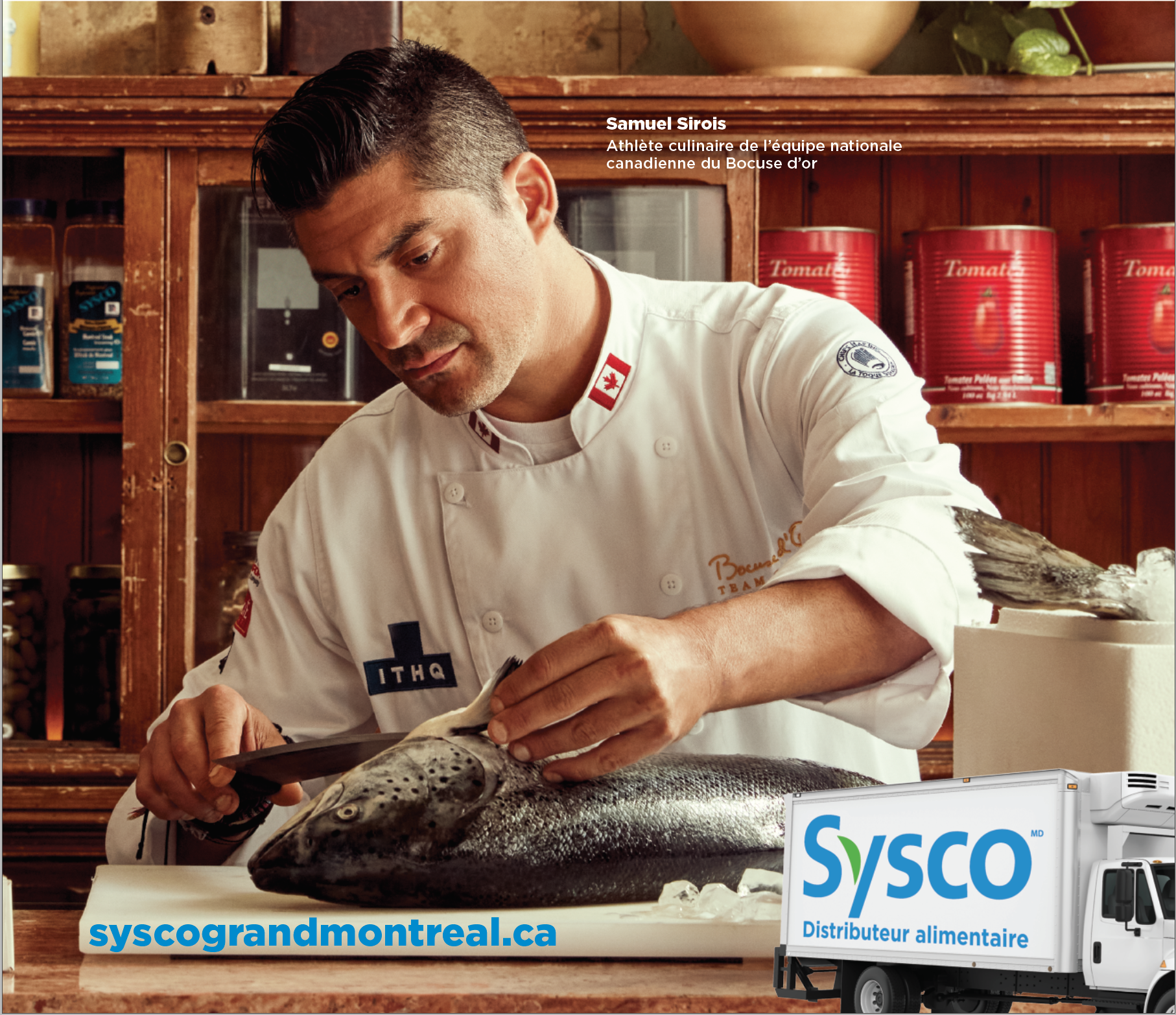 Chez SYSCO, on distribue notre appui aux restaurateurs d’ici.